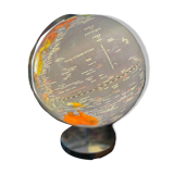 Luminous world map