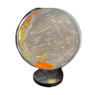 Luminous world map
