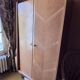 Art Deco oak wardrobe with chevron decoration