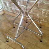 Vintage shapeica folding table and chrome feet 60/70