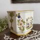 Cache-pot in Moustiers earthenware hand-painted