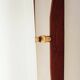 Modernist adjustable wall lights in teak and brass – 1950