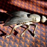 Vintage brass fly ashtray 1970