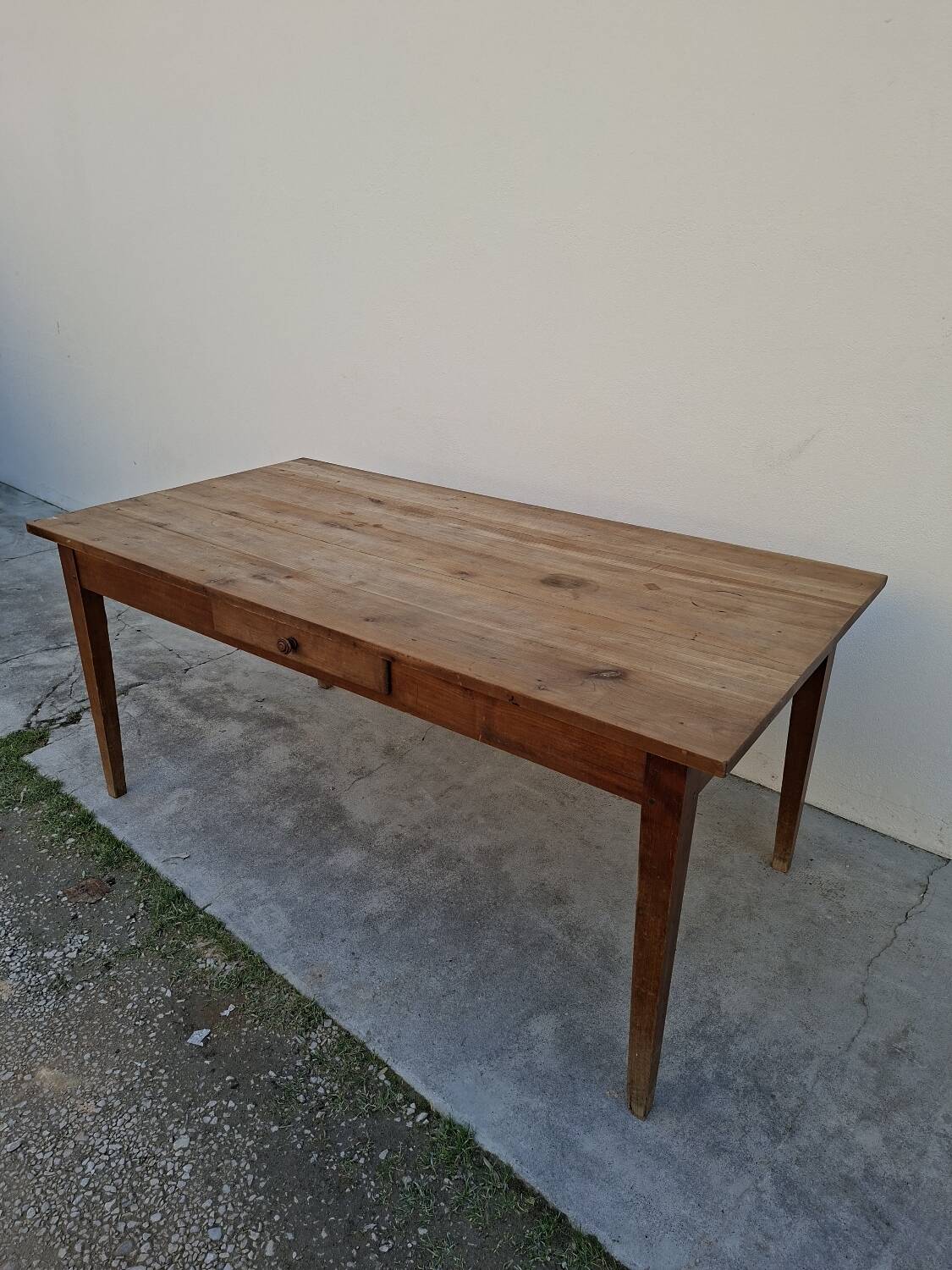 Table de Ferme rustique ancienne fabrication 1900s en Fruitier