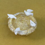 Alabaster bird bath