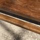 Solid oak farmhouse bench 140cm for rustic farmhouse table 1950