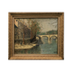Tableau peinture Paris Ile St Louis XXe