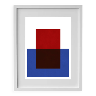 Handmade painting framed