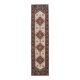 1970s Vintage Turkish Oushak Handmade Wool Cotton Red Runner Rug 78x307