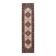 1970s Vintage Turkish Oushak Handmade Wool Cotton Red Runner Rug 78x307