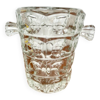 Art Deco Crystal Ice Bucket
