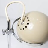 Vintage beige eyeball lamp 1970