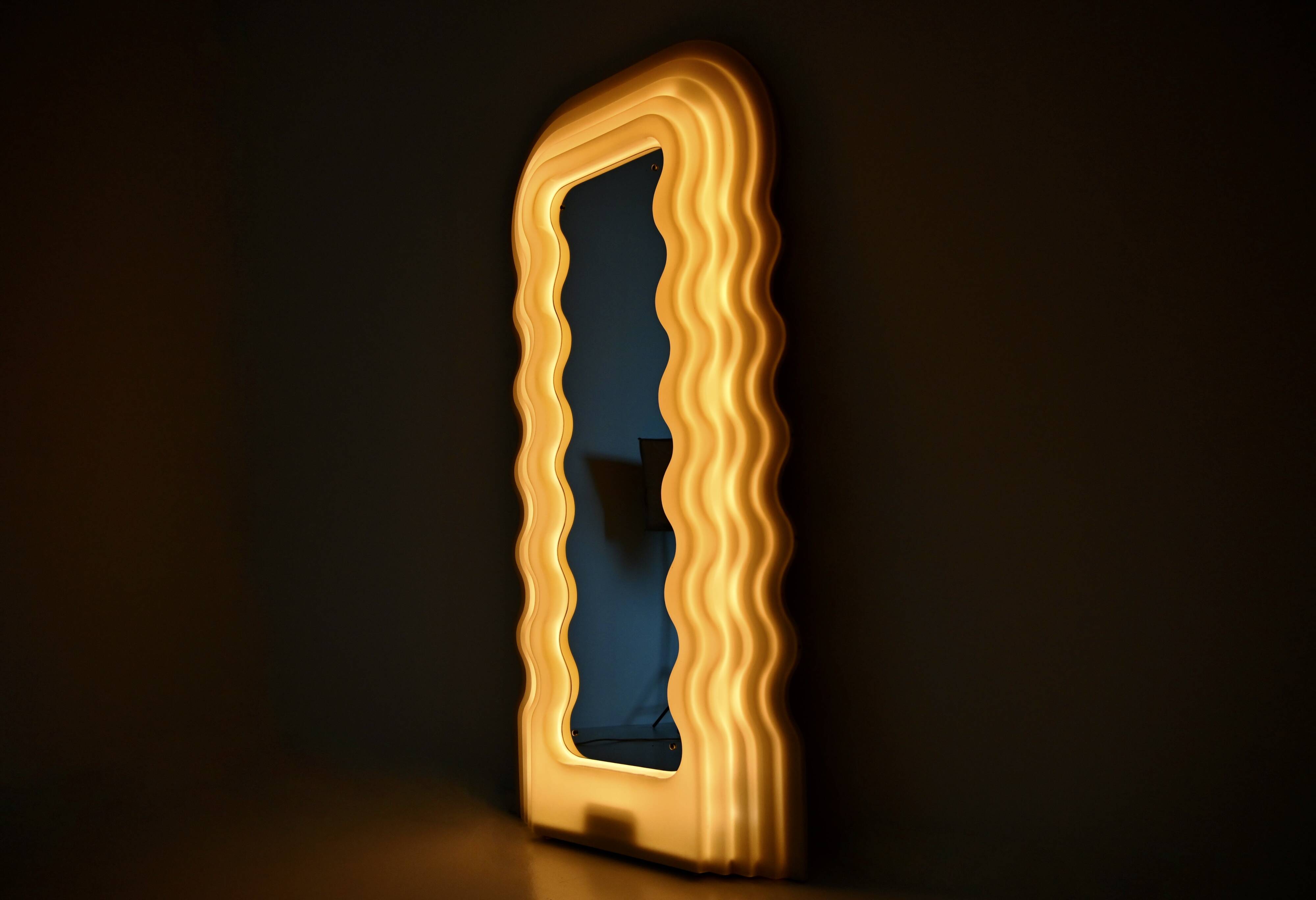 “Ultrafragola” mirror by Ettore Sottsass for Poltronova, 1970s, 1