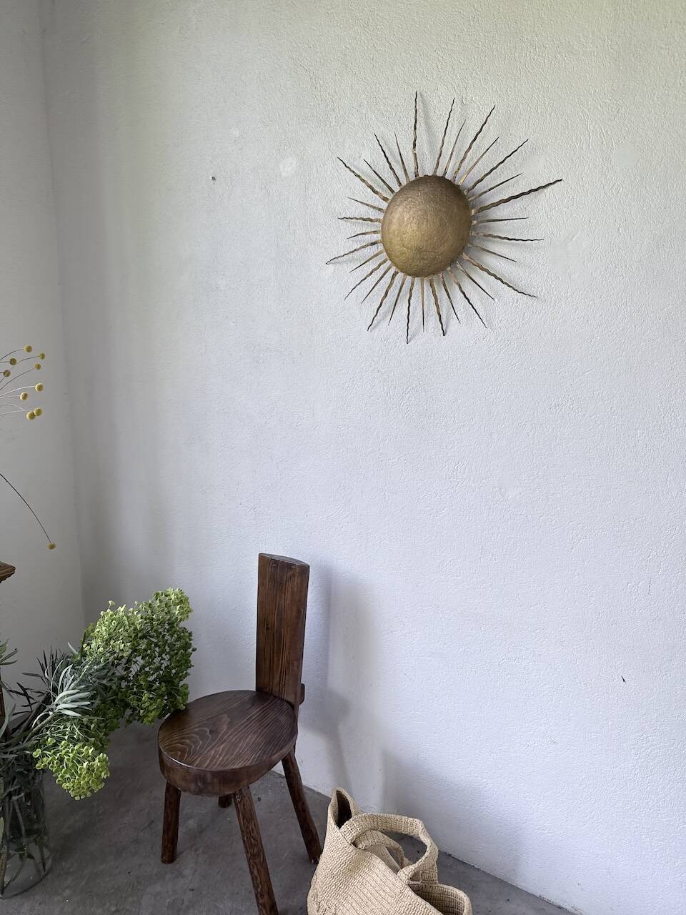 Applique « soleil » années 50