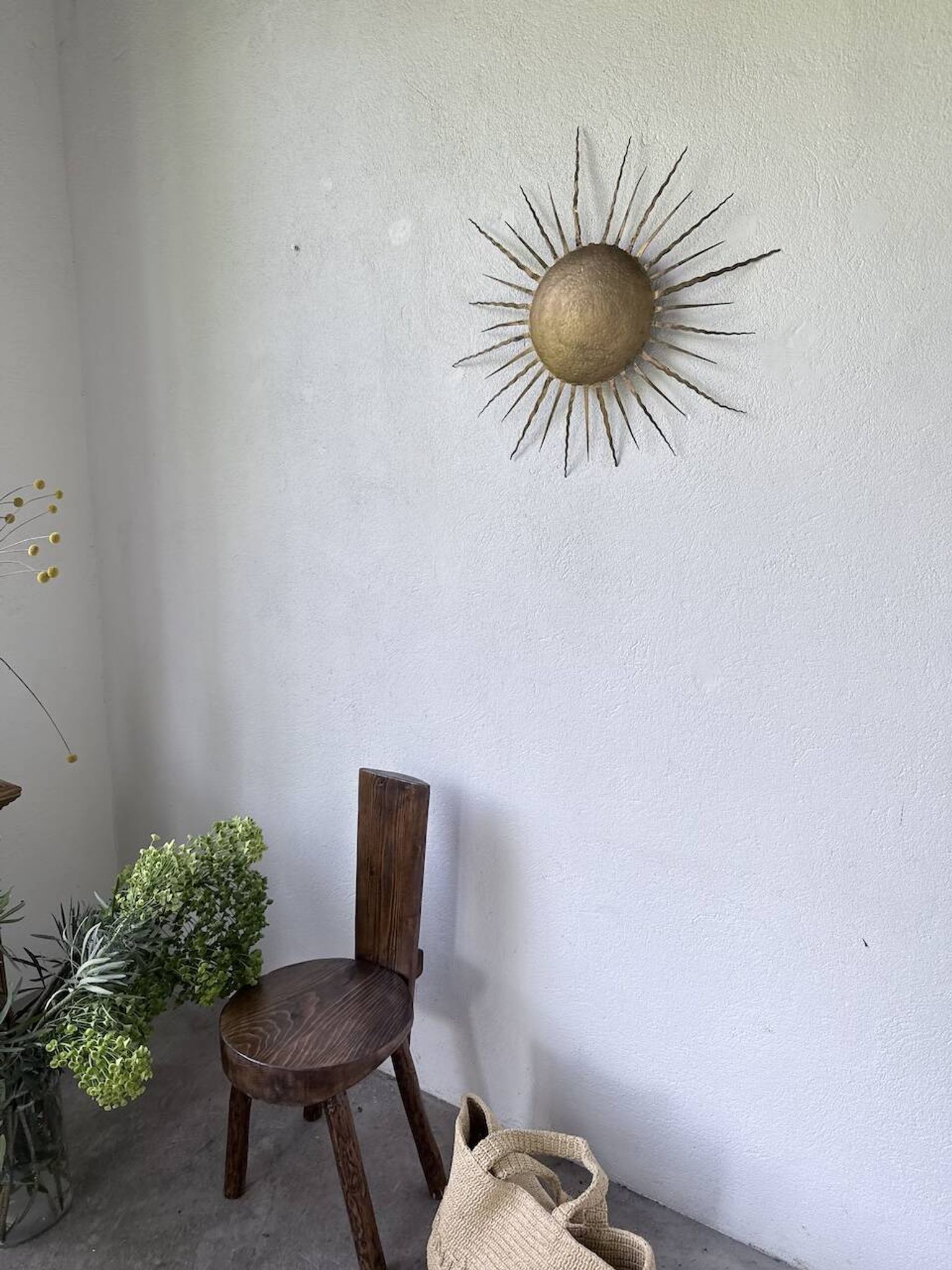 Applique « soleil » années 50