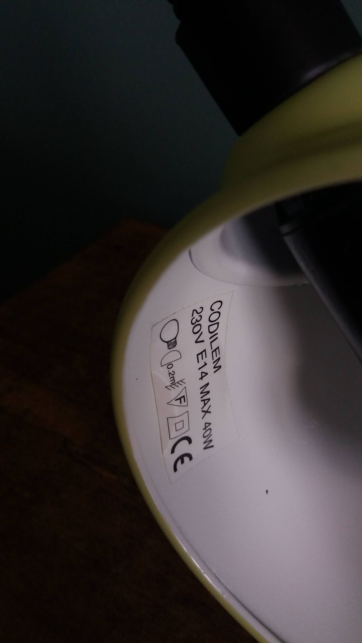 Codilem space age desk lamp in pale green