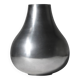 Polished Aluminum Bulbous Vase, Large