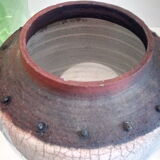 Vase boule en raku