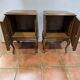 Pair of oak bedside tables
