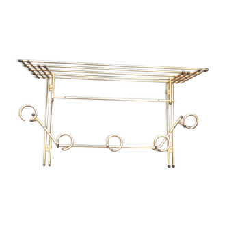 Coat vintage brass metal door