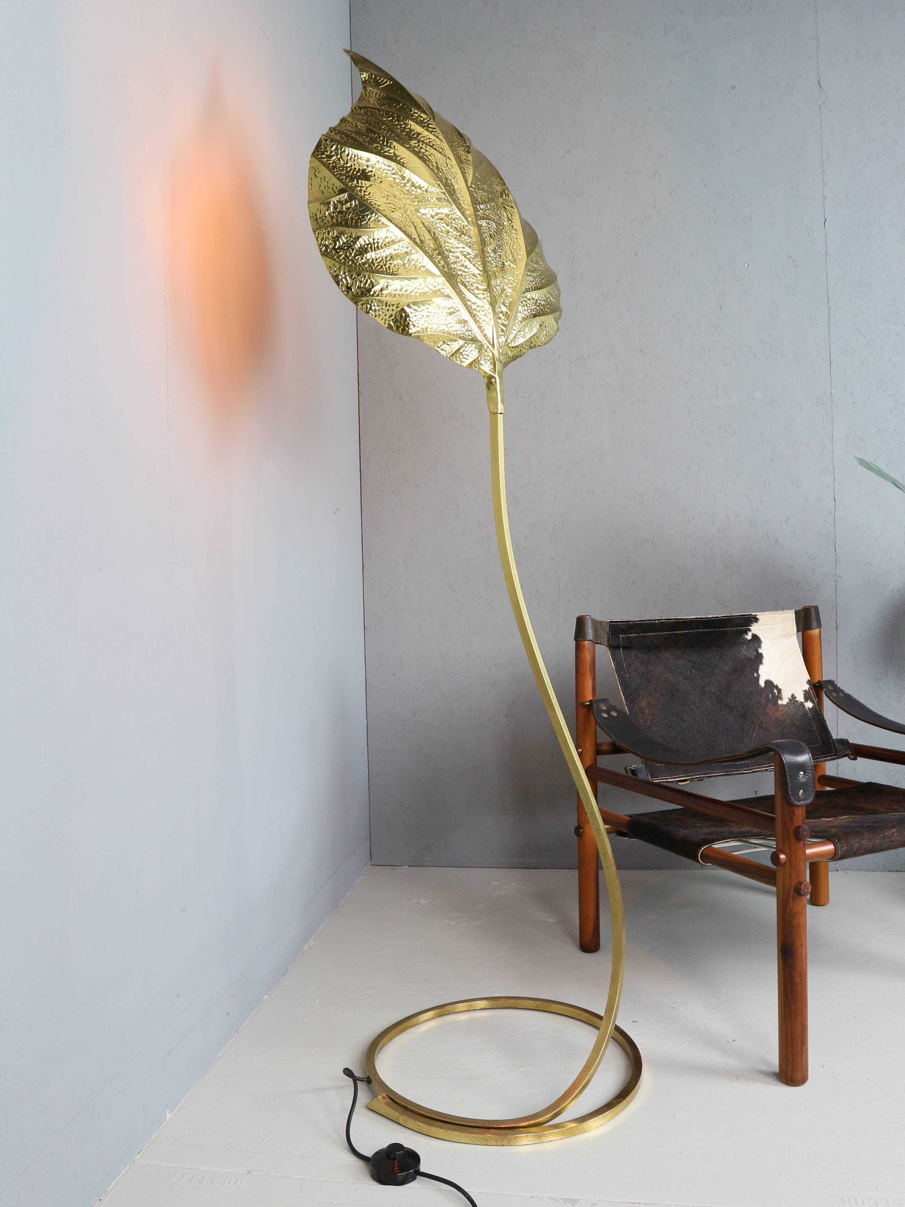 Tommaso Barbi "Rhubarb" floor lamp by Bottega Gadda Italy, 1970