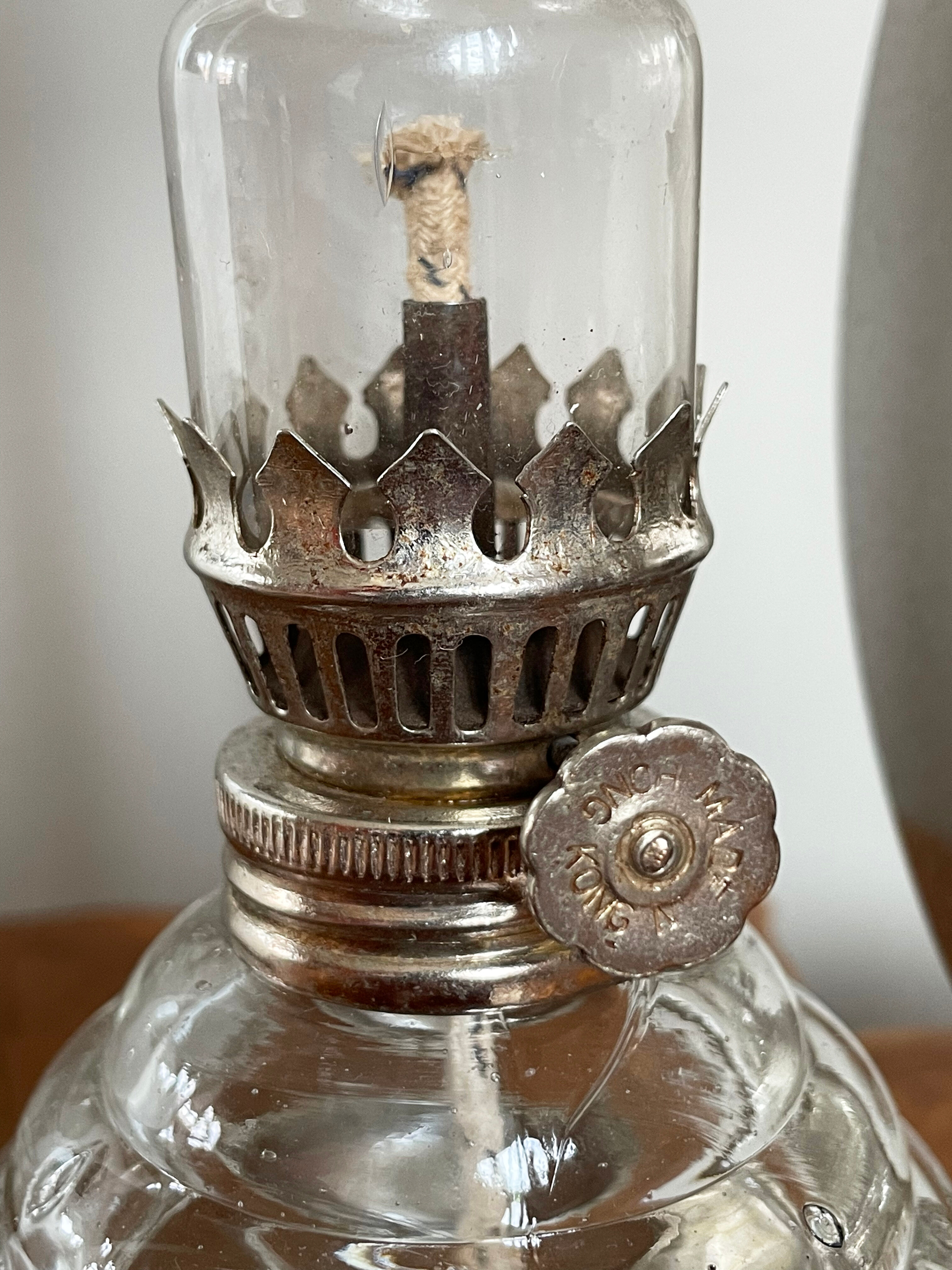 Set of 2 Hong Kong Vintage Oil Lamps