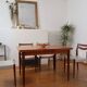 Table scandinave extensible vintage