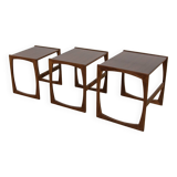 Mid-Century Teak Nesting Tables by R. Benett for G-Plan, United Knigdom, 1970s, Set of 3