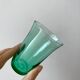 Lot de 6 verres à eau vert années 70