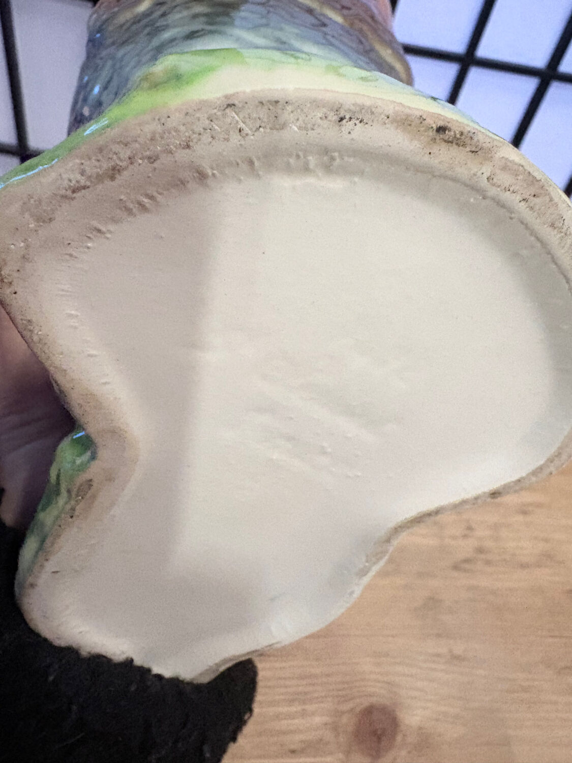 Glazed ceramic duck jug – St Clément – France