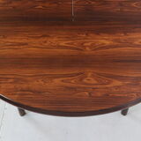 Scandinavian Modern Extendable Oval/Round Dinning Table, 1960, Denmark