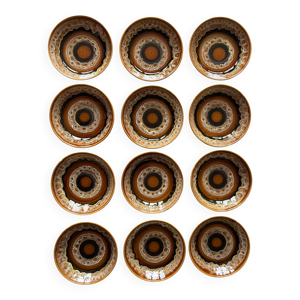 Lot de 12 assiettes creuses - sarreguemines