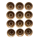 Set of 12 deep plates Sarreguemines model Hawai