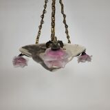 Art deco marble pendant chandelier