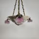 Art deco marble pendant chandelier