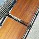 Flexible shelves metal teak