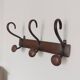 Vintage wooden coat rack