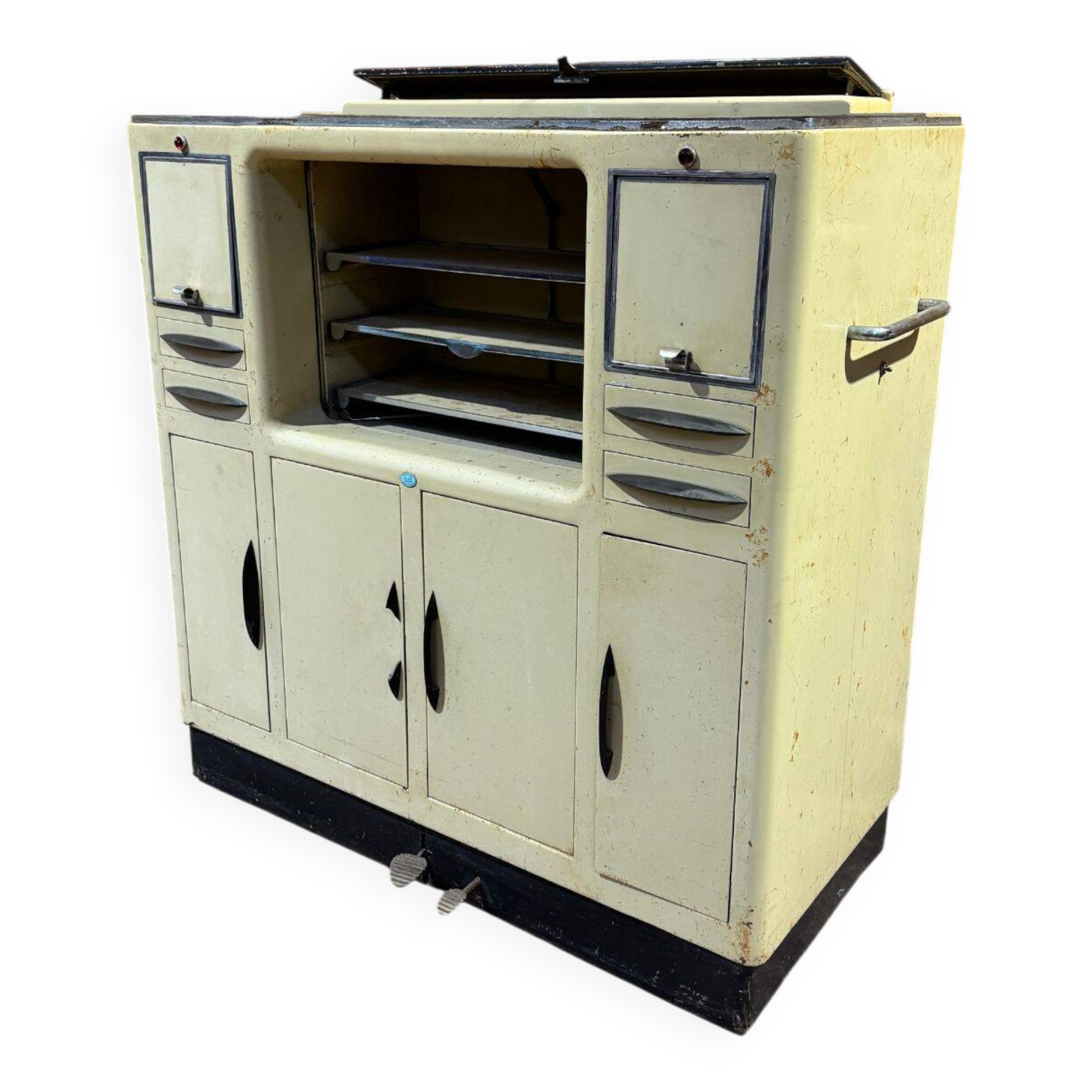 Unusual dentist's furniture from the 1940s