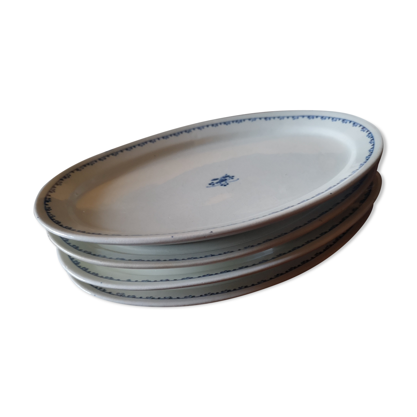4 Service dishes - Porcelaine Carel Geo Rouard