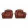 Vintage Italian design sculptural lounge chairs from 1970’s