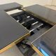 Sliding coffee table - hidden bar - Belgo Chrom