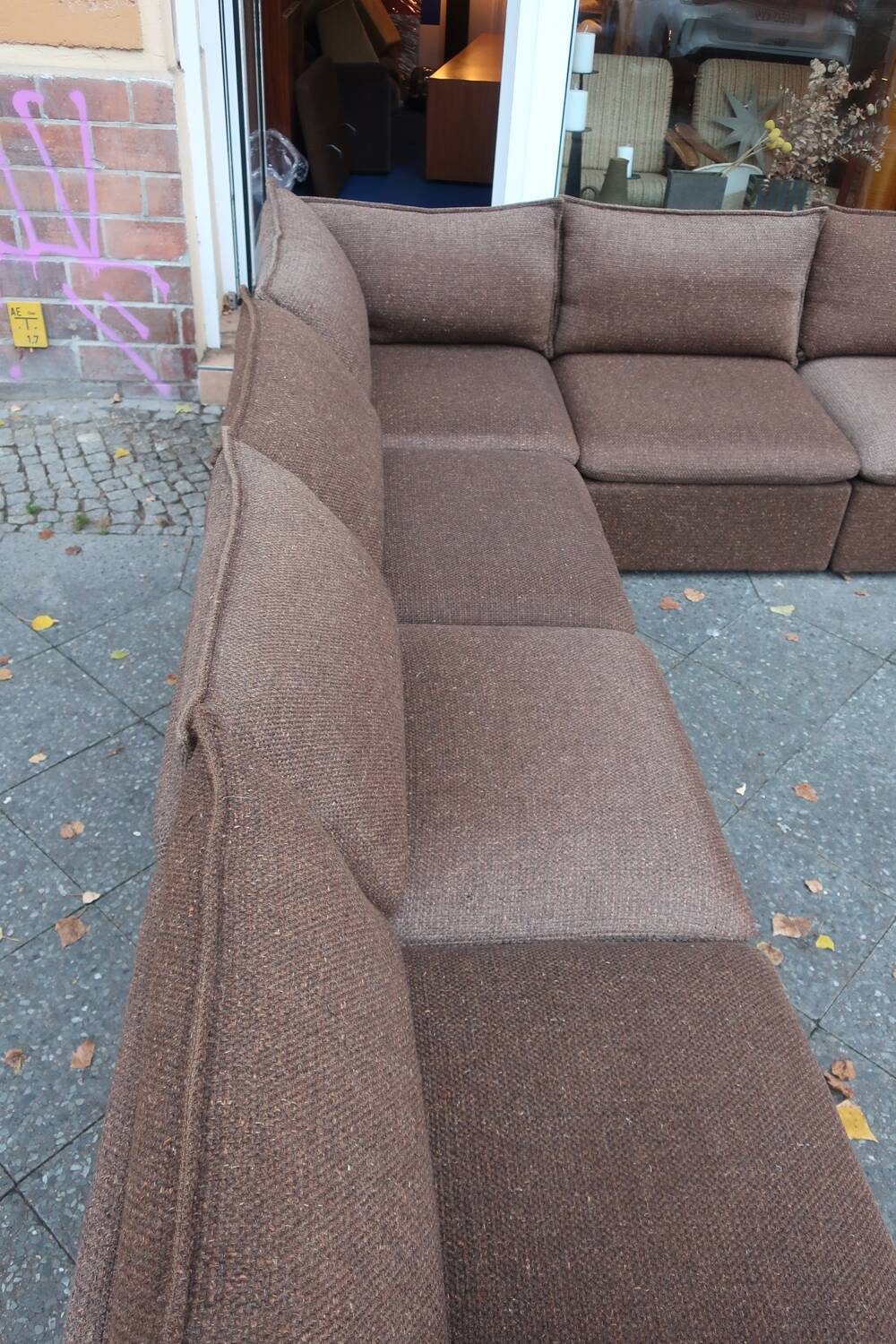 Modular corner sofa from the 70s space age easy chairs