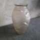 Art Deco vase in molded glass with swallow decorations