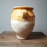 Pot a confits vernissé du Sud Ouest XIX ème