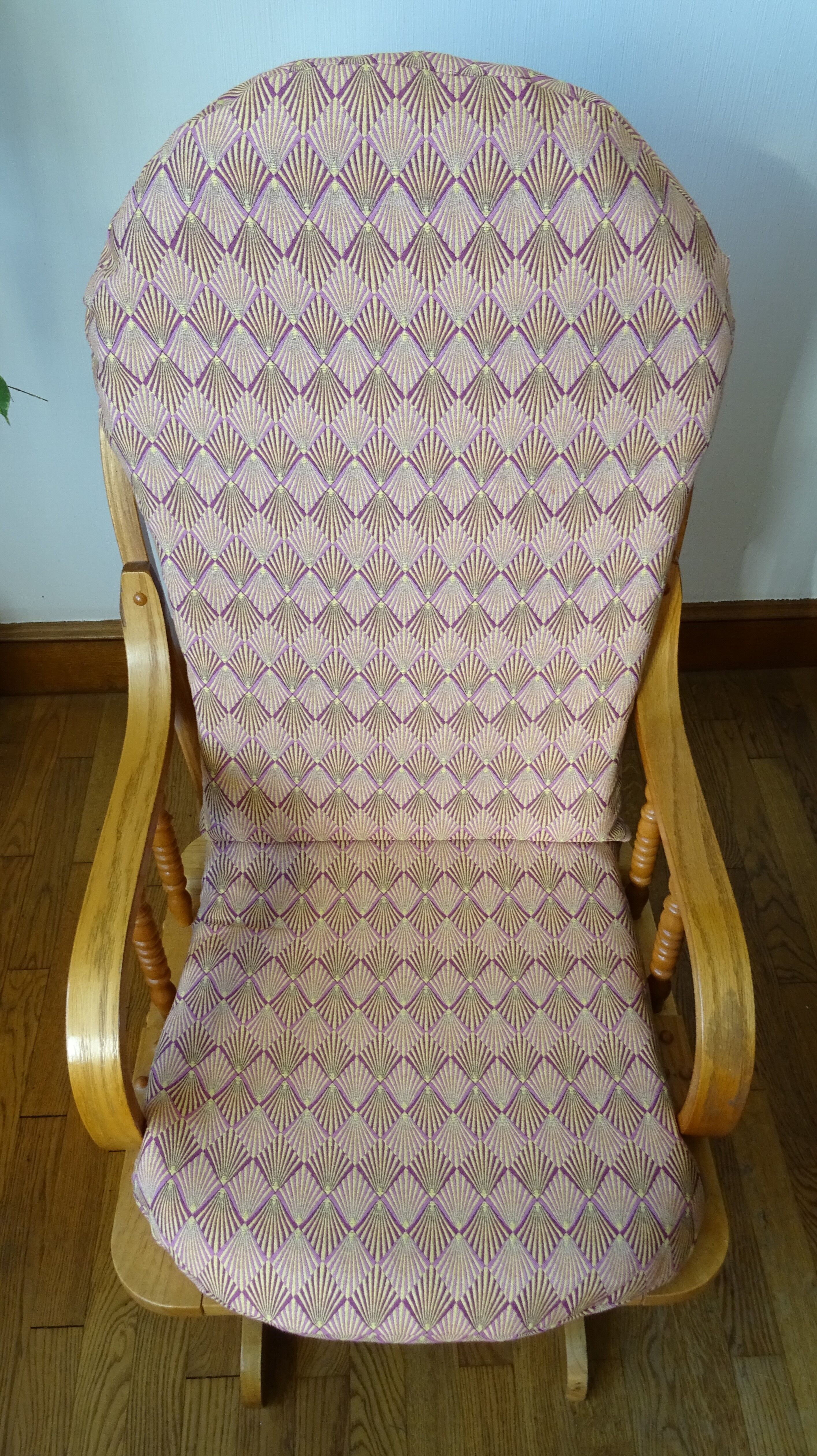 Mechanical Rocking Chair in Pine 1970s