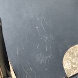 Cendrier on leather stand by Jacques Adnet, 1960