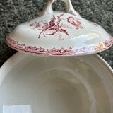 Antique ironstone soup tureen Sarreguemines Fontanges