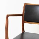 Chaise Niels Otto Møller n°65 pour JL Møller