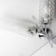 Applique double 1960 chrome et verre et pointe transparente