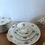 Service à dessert en porcelaine fine de Limoges